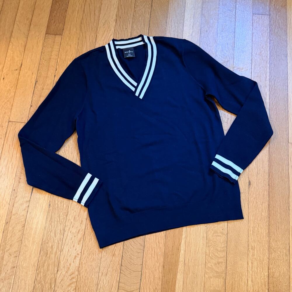 Belyn Key Varsity Sweater S NWOT
